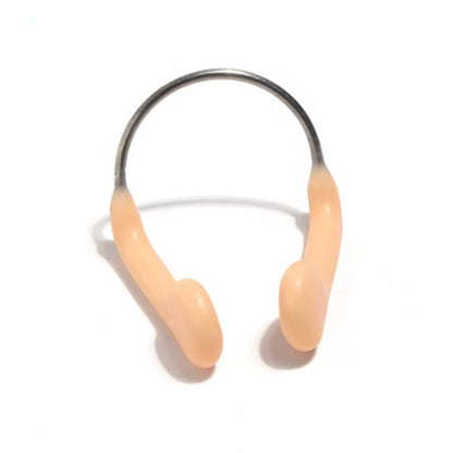 1/2/3Pcs Durable No-Skid Soft Silicone Steel Wire Nose Clip for Swimming Diving Water Sports Swimming Nose Clip Skin Color